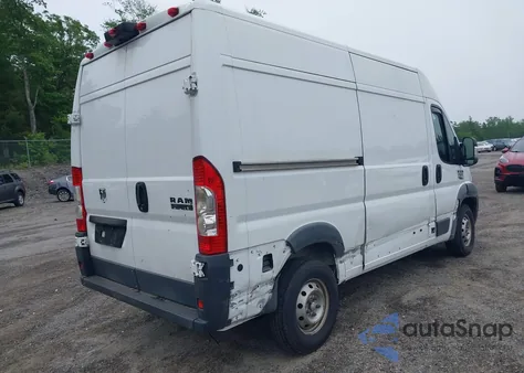 2018 Ram Promaster 2500 from USA, damaged, VIN 3C6TRVCG7JE147926